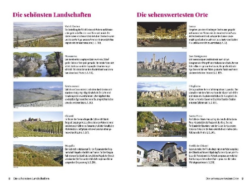 Buchcover und Innenansicht für das Buch: Reise Know-How Wohnmobil-Tourguide Toskana mit Elba