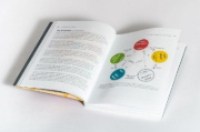 Buchcover und Innenansicht für das Buch: Gesund durch Yin Yoga