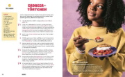 Buchcover und Innenansicht für das Buch: Rebel Girls - das Original. Cookbook for Rebel Girls Sweet