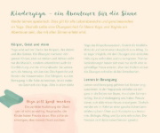 Buchcover und Innenansicht für das Buch: Kinderyoga - Die Mitmach-Box