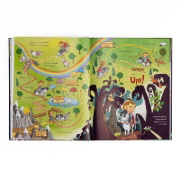 Buchcover und Innenansicht für das Buch: Prinz Puk, Pony Schnaub und das Zappenduster