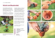 Buchcover und Innenansicht für das Buch: Garten-Projekte für Selbermacher