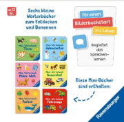 Buchcover und Innenansicht für das Buch: Meine ersten Wörter: 6 Mini-Bücher im Set