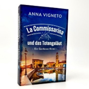 Buchcover und Innenansicht für das Buch: La Commissarina und das Totengeläut