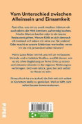 Buchcover und Innenansicht für das Buch: Vom Glück, allein zu sein