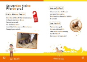 Buchcover und Innenansicht für das Buch: Dein Lesestart: Weißt du schon alles über Pferde? Ab 1. Klasse