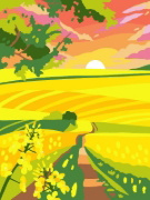 Buchcover und Innenansicht für das Buch: Colorful Surprise - Blumen