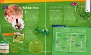 Buchcover und Innenansicht für das Buch: WAS IST WAS Fußball