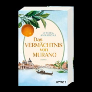 Buchcover und Innenansicht für das Buch: Das Vermächtnis von Murano