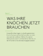 Buchcover und Innenansicht für das Buch: Ernährung für starke Knochen gegen Osteoporose