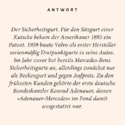 Buchcover und Innenansicht für das Buch: Automobil-Quiz