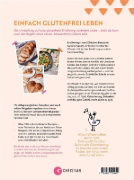 Buchcover und Innenansicht für das Buch: Eat gluten-free, live happy