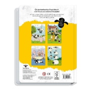Buchcover und Innenansicht für das Buch: Trötsch Shaun das Schaf Puzzlebuch