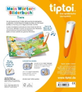 Buchcover und Innenansicht für das Buch: tiptoi® Mein Wörter-Bilderbuch Tiere