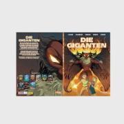 Buchcover und Innenansicht für das Buch: Les Géants Tome 10