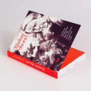 Buchcover und Innenansicht für das Buch: Siehst du es? Grafische Erzählungen über den Schriftsteller Siegfried Lenz