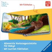 Buchcover und Innenansicht für das Buch: Mein liebstes Vorlese-Fühlbuch - Das kleine Küken