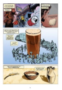 Buchcover und Innenansicht für das Buch: The Comic Book Story Of Beer