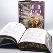 Buchcover und Innenansicht für das Buch: We Who Will Die (Empire of Blood #1)