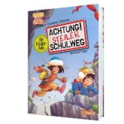 Buchcover und Innenansicht für das Buch: Achtung!: Steiler Schulweg