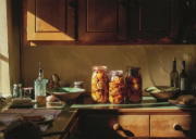 Buchcover und Innenansicht für das Buch: Vom Kochen und Leben auf dem Land