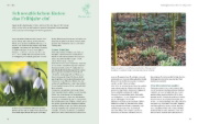 Buchcover und Innenansicht für das Buch: Ein Jahr in unserem Landgarten