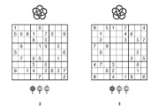 Buchcover und Innenansicht für das Buch: Sudoku Großdruck Band 2