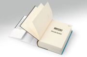 Buchcover und Innenansicht für das Buch: MESSI. Die ultimative Biografie des Weltmeisters