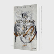 Buchcover und Innenansicht für das Buch: Von Ascheregen & Dämonen (Die Geschichte der Anderswelt 5)