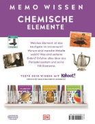 Buchcover und Innenansicht für das Buch: memo Wissen. Chemische Elemente