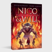 Buchcover und Innenansicht für das Buch: The Court of the Dead (The Nico Di Angelo Adventures 2)