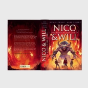Buchcover und Innenansicht für das Buch: The Court of the Dead (The Nico Di Angelo Adventures 2)