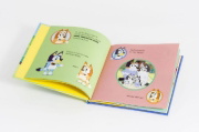 Buchcover und Innenansicht für das Buch: Bluey - I love my family