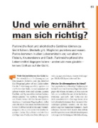 Buchcover und Innenansicht für das Buch: Gut essen bei Gicht