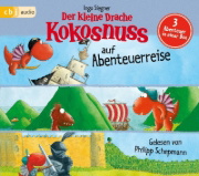 Buchcover und Innenansicht für das Buch: Der kleine Drache Kokosnuss auf Abenteuerreise