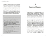 Buchcover und Innenansicht für das Buch: Richtig lernen. Dein Guide für Schule und Studium