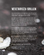 Buchcover und Innenansicht für das Buch: Vegetarisch Grillen