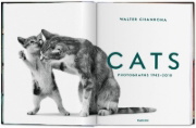 Buchcover und Innenansicht für das Buch: Walter Chandoha. Cats. Photographs 1942-2018