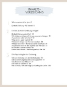 Buchcover und Innenansicht für das Buch: Ordnung für immer