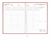 Buchcover und Innenansicht für das Buch: Terminer A6, Struktur rot 2027