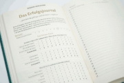 Buchcover und Innenansicht für das Buch: Das 6-Minuten-Tagebuch pur (madeira)