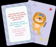 Buchcover und Innenansicht für das Buch: Kartenset: Schulkind! Die lustigsten Witze für Kinder
