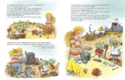 Buchcover und Innenansicht für das Buch: Die Olchis. So schön ist es in Schmuddelfing!