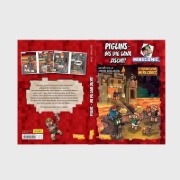 Buchcover und Innenansicht für das Buch: Piglins - bis die Lava zischt! - Für Fans von Minecraft