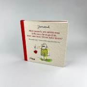 Buchcover und Innenansicht für das Buch: Herr Janosch, wie drückt man Liebe aus, die so groß ist, dass man keine Worte dafür findet?