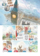 Buchcover und Innenansicht für das Buch: Le Château des Étoiles