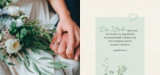 Buchcover und Innenansicht für das Buch: Die besten Wünsche zur Hochzeit