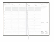Buchcover und Innenansicht für das Buch: Terminer A5, Struktur schwarz 2027