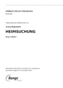 Buchcover und Innenansicht für das Buch: Heimsuchung von Jenny Erpenbeck