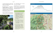 Buchcover und Innenansicht für das Buch: Die schönsten (E-)Mountainbike-Touren in den Bayerischen Alpen
